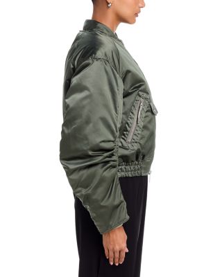 Jade Down Bomber Jacket