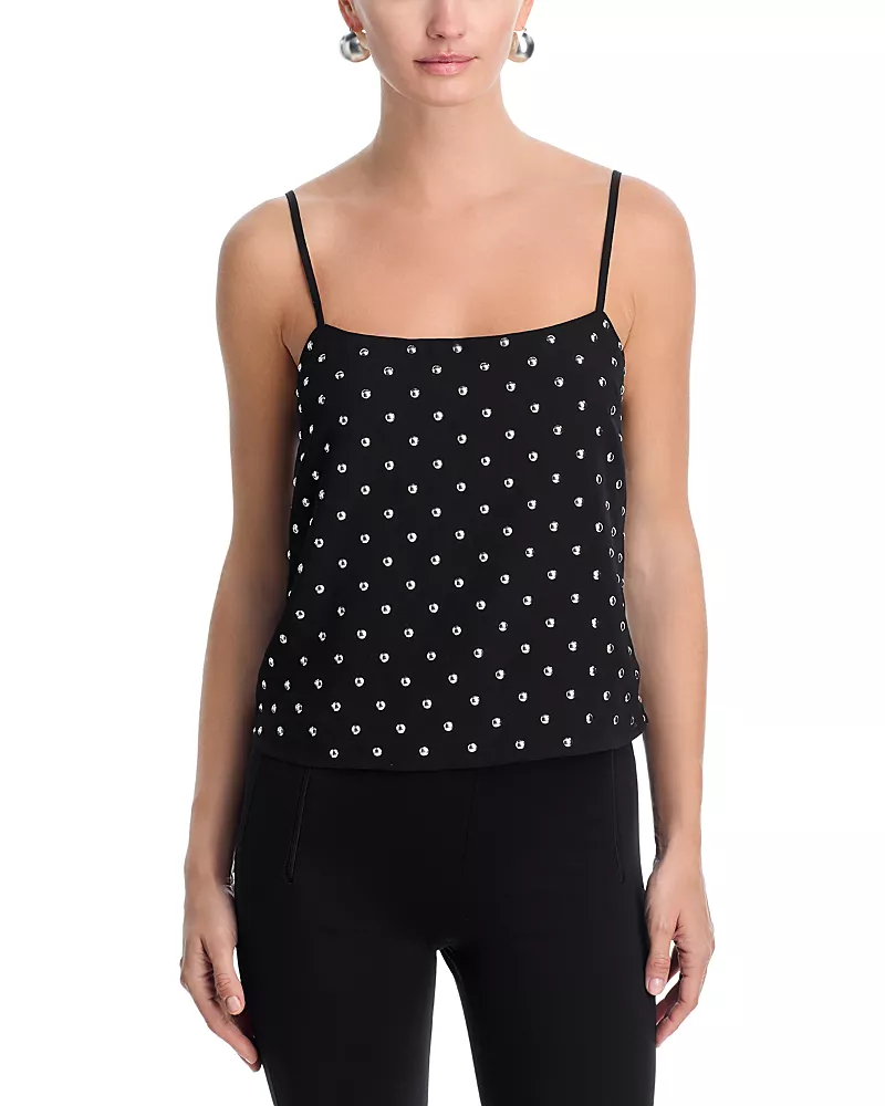 Aqua Studded Tank Top - Exclusive