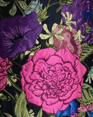 Floral Brocade Bustier Mini Dress - Exclusive