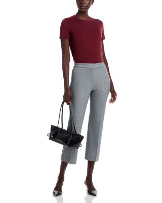 Cropped Kick Flare Pants