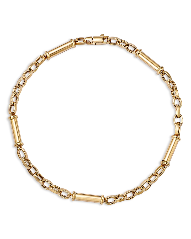 Bloomingdale's Fine Collection Oval Bar Link Bracelet in 14K Yellow Gold