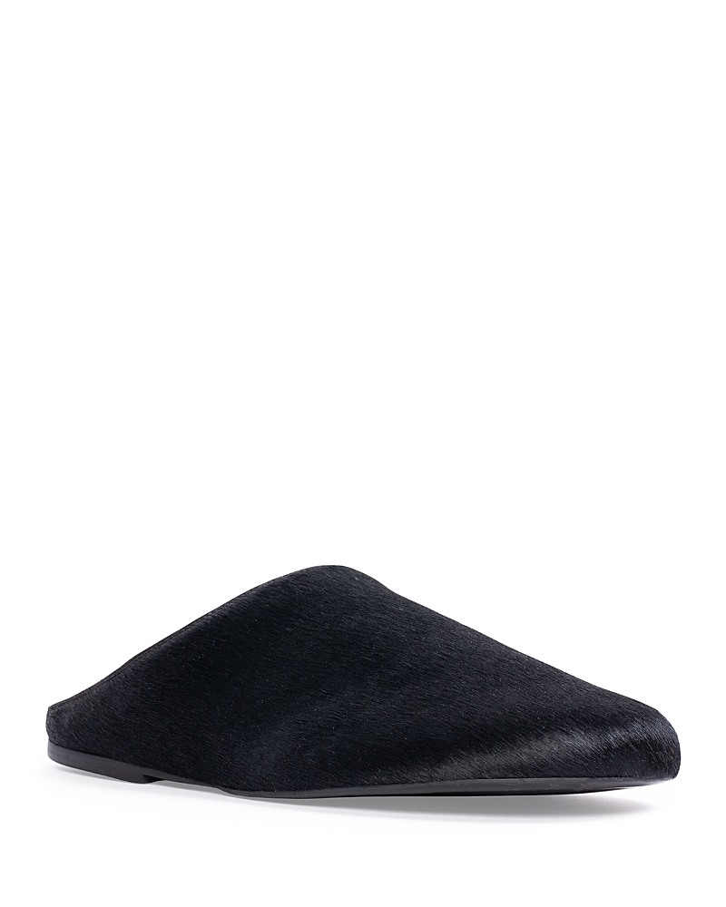 Black Suede Studio Women's Arie Calf Hair Mules
