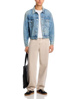 Vintage Wash Denim Trucker Jacket