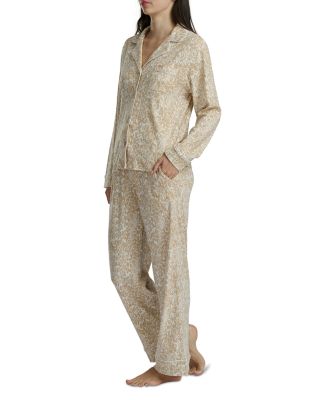 Notch Collar Pajama Set