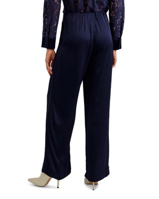 Sleek Clean Wide Leg Pants