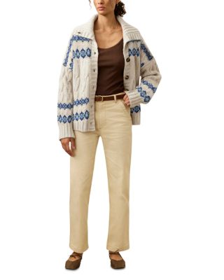 Fair Isle Cardigan Sweater