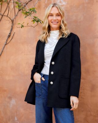 Oversized Brushed Blazer