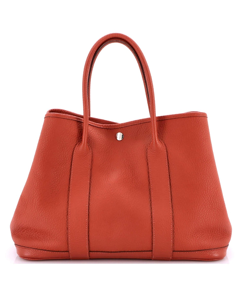 Pre-owned Pre-owned Hermes  Hermes 36 Garden Party Tote Leather In Red