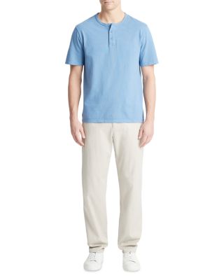 Regular Fit Short Sleeve Henley Tee