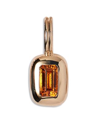 Citrine Tempo Charm in 14K Yellow Gold
