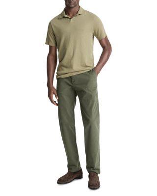 Short Sleeve Loose Knit Polo Shirt