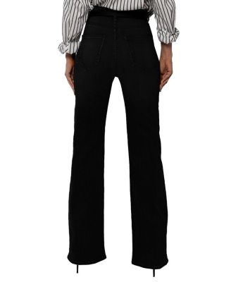 High Rise Ali Boot Cut Jeans in Pitch Black