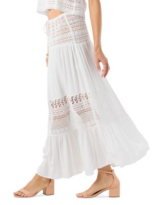 Breezy Tiered Swim Cover-Up Skirt