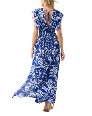 Dahlia Tie Dye Cover Up Maxi Dress