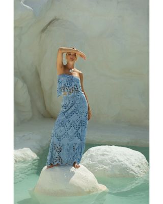 Bora Bora Eyelet Cutout Skirt