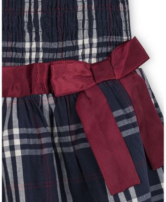 Girls&#39; Organic Smocked Short Sleeve Poplin Dress - Little Kid, Big Kid