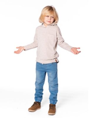 Boys' Long Sleeve Super Soft Brushed Jersey Hooded Sweatshirt - Little Kid