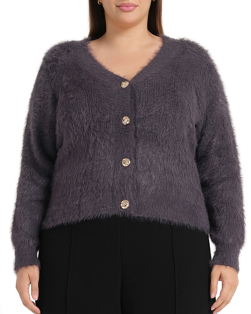 Estelle Plus Chantelle Eyelash Texture Cardigan