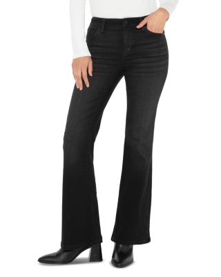 Hannah High Rise Flare Jeans in Heron Lake