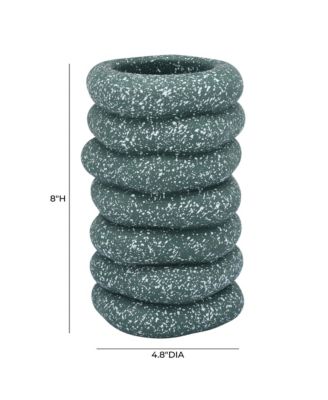 Gabby Speckled Cairn Vase