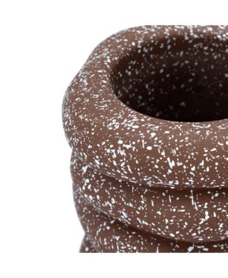 Gabby Speckled Cairn Vase