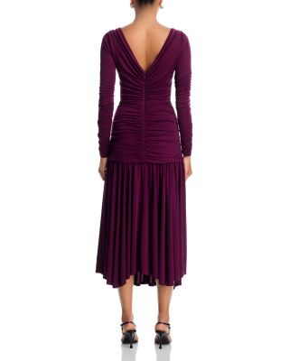 Evedene Ruched Midi Dress