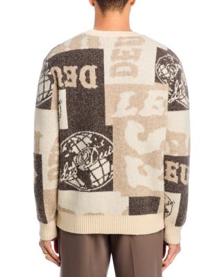 Globe Crewneck Knit Sweater