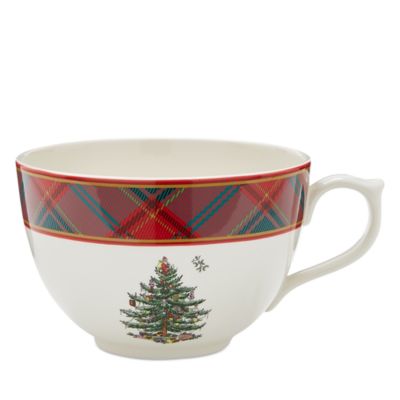 Christmas Tree Tartan Jumbo Cup