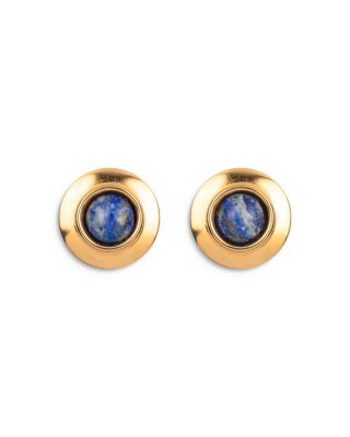 Alva Gemstone Stud Earrings 