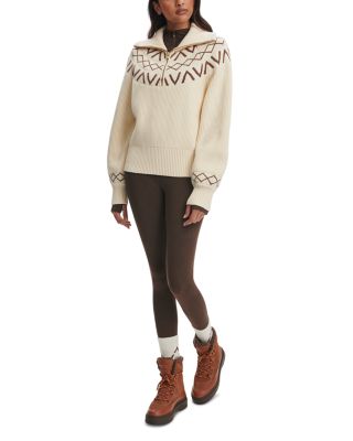 Sigrid Fair Isle Half Zip Sweater