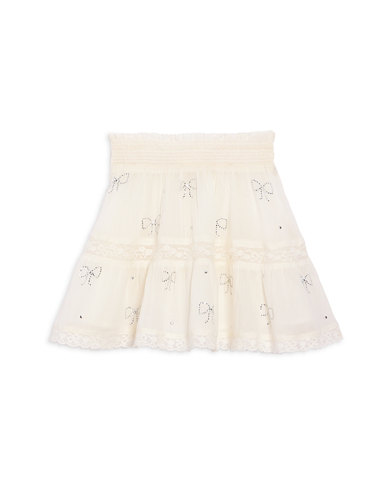 Loveshackfancy Girls' Silano Skirt - Little Kid, Big Kid In White