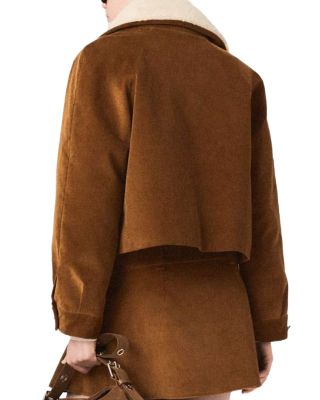 Belle Cropped Corduroy Jacket