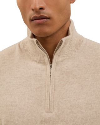 Royal Cashmere Half Zip Sweater