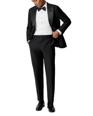 Sitra Jacquard Tailored Fit Tuxedo Jacket