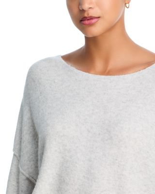 Boat Neck Drop Sleeve Sweater