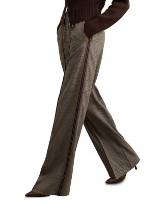 Tarley Side Stripe Check Pants