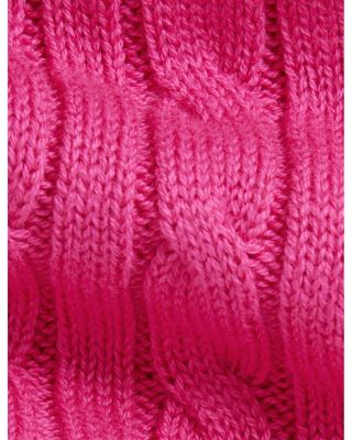 Girls' Cable Knit Cotton Polo Sweater Dress - Baby