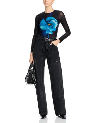 Floral Mesh Top - Exclusive