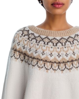 Misha Crewneck Fair Isle Sweater