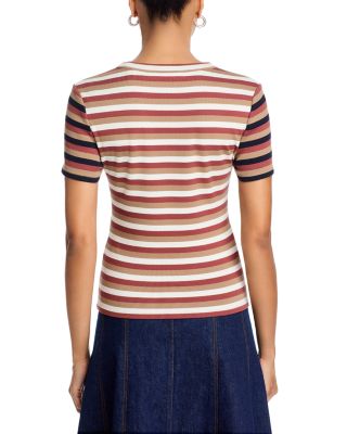 Alix Circle Denim Skirt