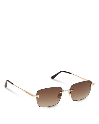 Jake Rectangular Sunglasses, 54mm