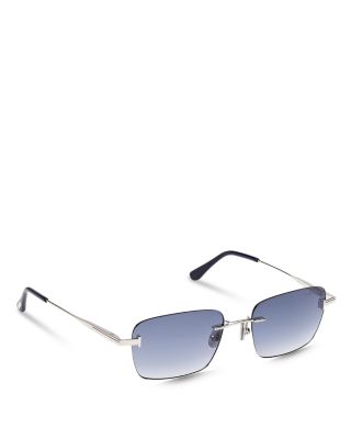 Jake Rectangular Sunglasses, 54mm
