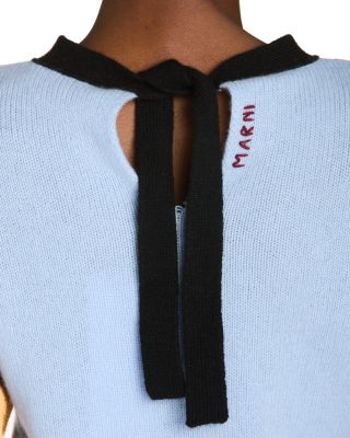 Cashmere Color Blocked Sweater