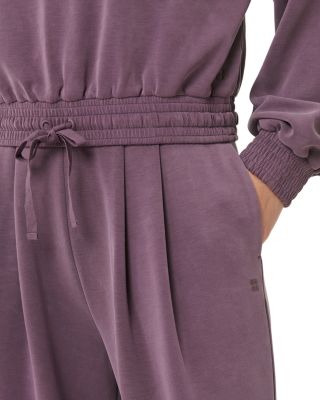 Sand Wash Cloud Crop Hoodie