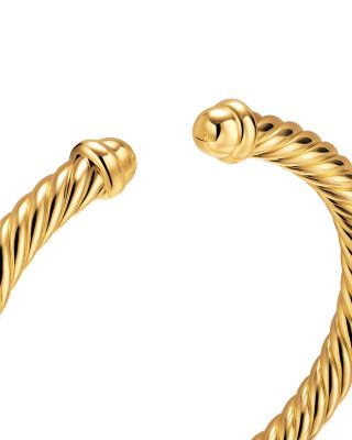 Cablespira&reg; Flex Bracelet in 18K Yellow Gold, 6mm