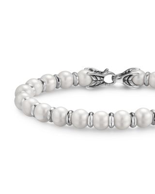 Spiritual Beads Bracelet in Sterling Silver, 8mm