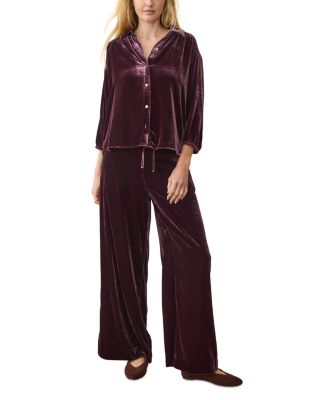 Velvet Drawstring Pants