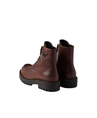 Men's Laced Leather Booties