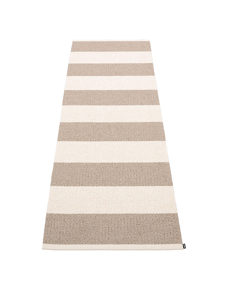 Pappelina Bob Rug, 27" X 90" In Neutral
