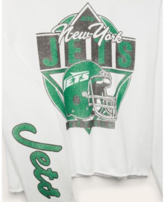 Women's NFL New York Giants Helmet Crop Fleece